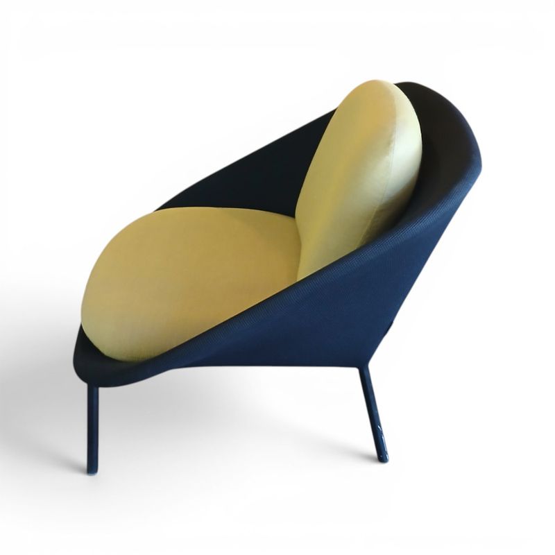 Offecct Netframe easy chair, sort/grønn