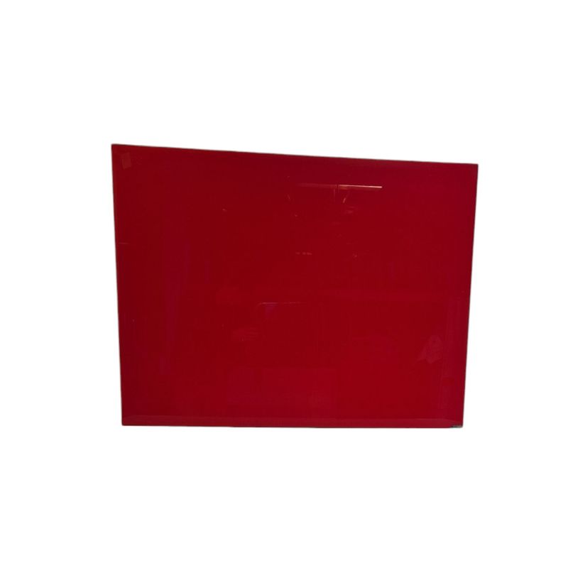 Chatboard whiteboard 120x90cm rød glass