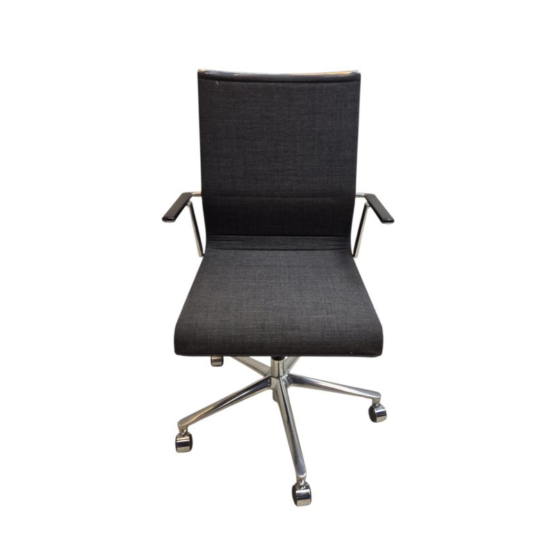 IFC Stick konferansestol, grå/krom