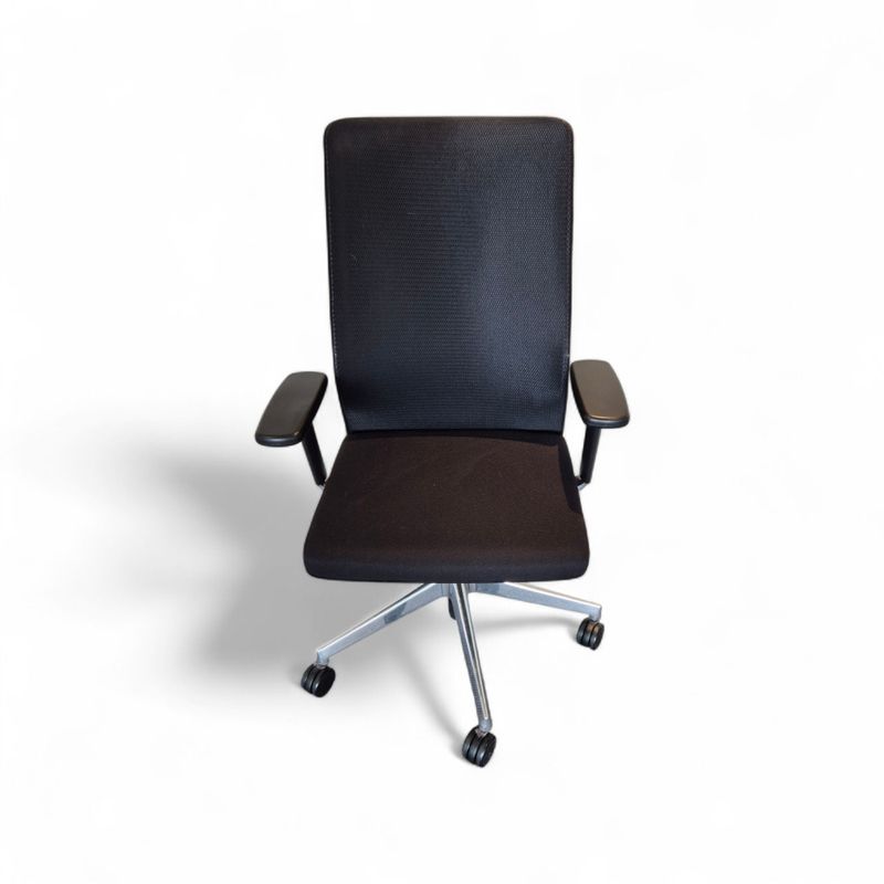 Kontorstol HL, sort/mesh