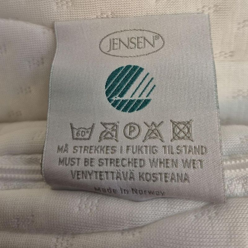 Jensen Contract seng 90x200cm m/overmadrass, sort