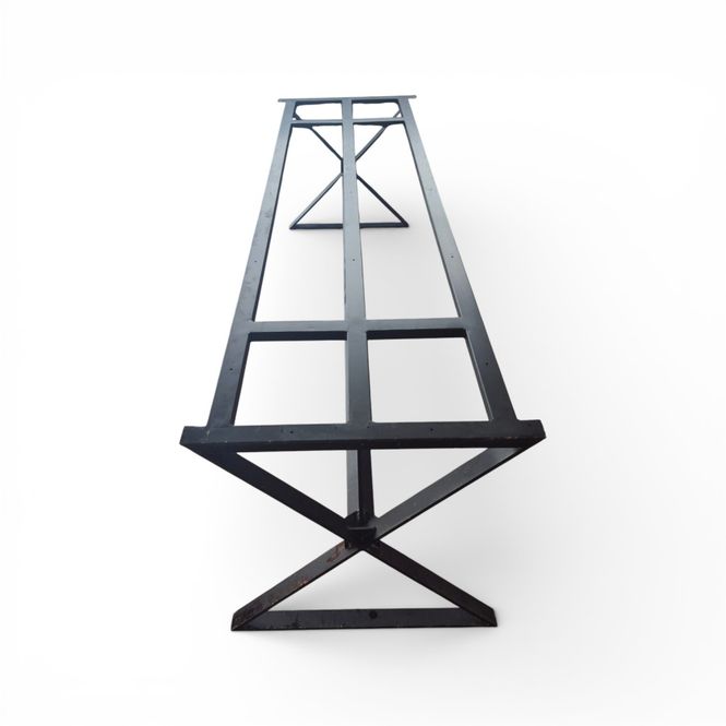 Hovedbilde Bordunderstell 246x74cm, sort stål