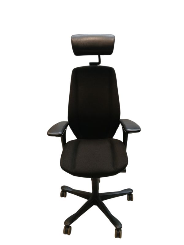 Kinnarps 9000 Synchrone kontorstol, sort